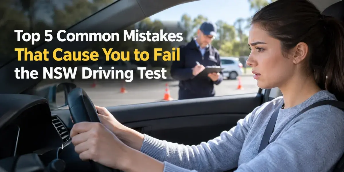 Top 5 Common Mistakes That Cause You to Fail the NSW Driving Test